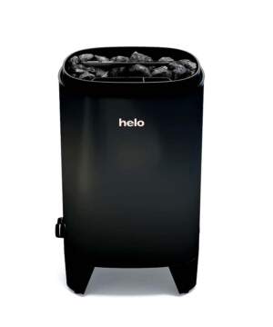 Helo Fonda Electric Sauna Heater Compact Modern Graphite