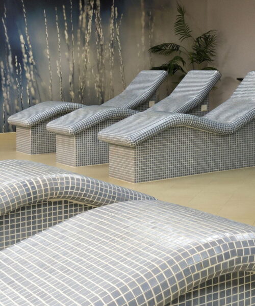 PCS Somerset tiled lounger examples