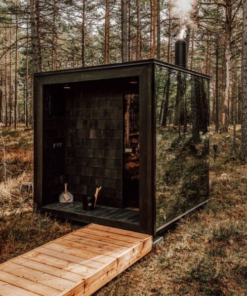 Harvia Legend Wood Burning Sauna Cabin Outdoor Installation