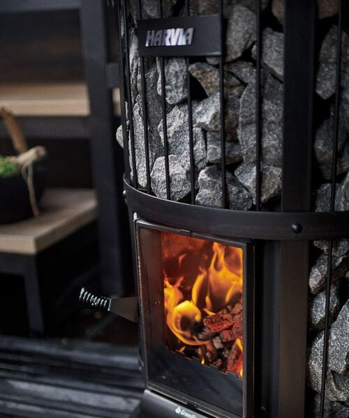 Wood burning heater Harvia Legend 240 detail