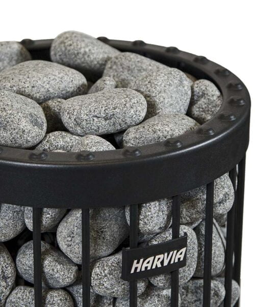 Harvia Rounded Olivine Diabase sauna heater stones