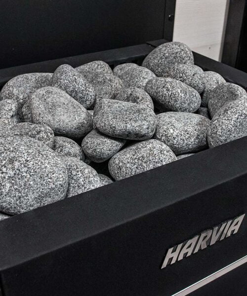 Harvia sauna pebbles used in large heater