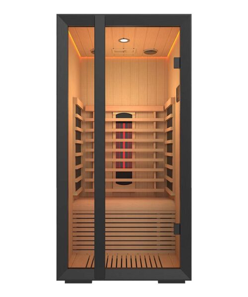 Sentiotec Onni Mini 1400W 1 Person Infrared Sauna Cabin