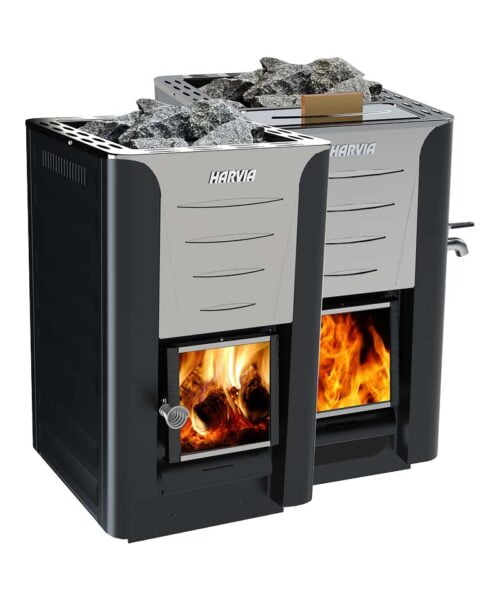 Harvia Pro Series Wood Burning Sauna Heater Standard Water Tank