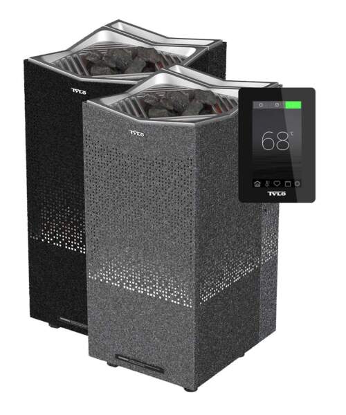 Tylo Crown Combi Elite Steam Sauna Heater IntelliAir Black Grey