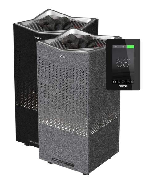 Tylo Crown Elite Sauna Heater Floor Standing Black Grey