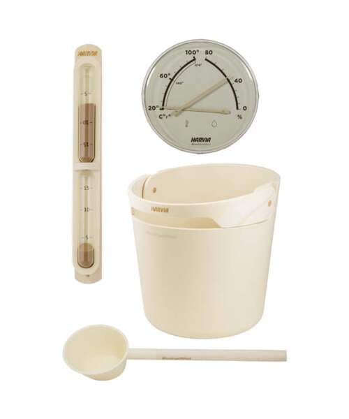 Harvia Helmi Sauna Accessory Set Ivory