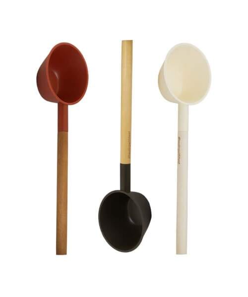 Harvia Helmi Sauna Ladle Plastic Wood Chocolate Terracotta Ivory